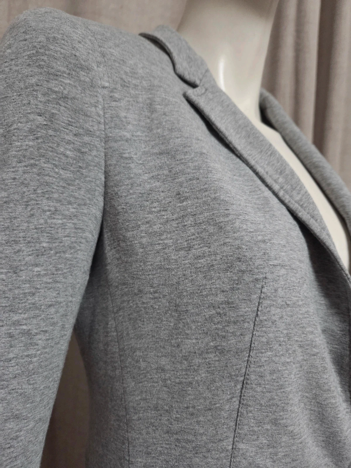 Blazer de algodão cinza Tamanho S Zara – photo 3